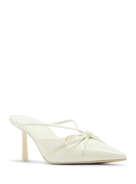 Women's Bells Slide On Strappy Heeled Mule