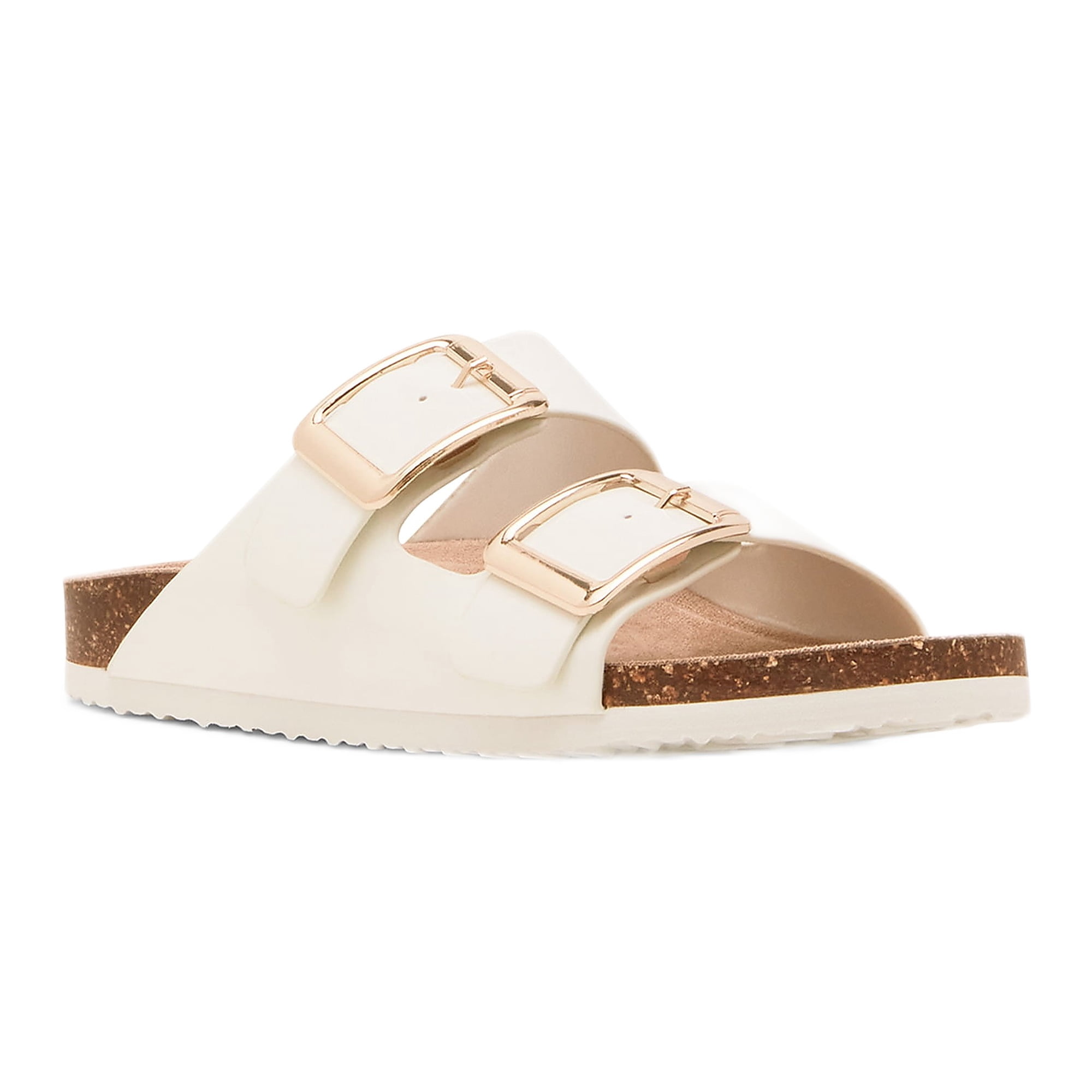 Madden Girl Women's Bodie Two Strap Footbed Sandals