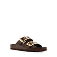 thumbnail image 1 of Madden Girl Women's Bodie Two Strap Buckle Footbed Sandals, 1 of 4