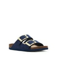 thumbnail image 1 of Madden Girl Women's Bodie Two Strap Buckle Footbed Sandals, 1 of 4
