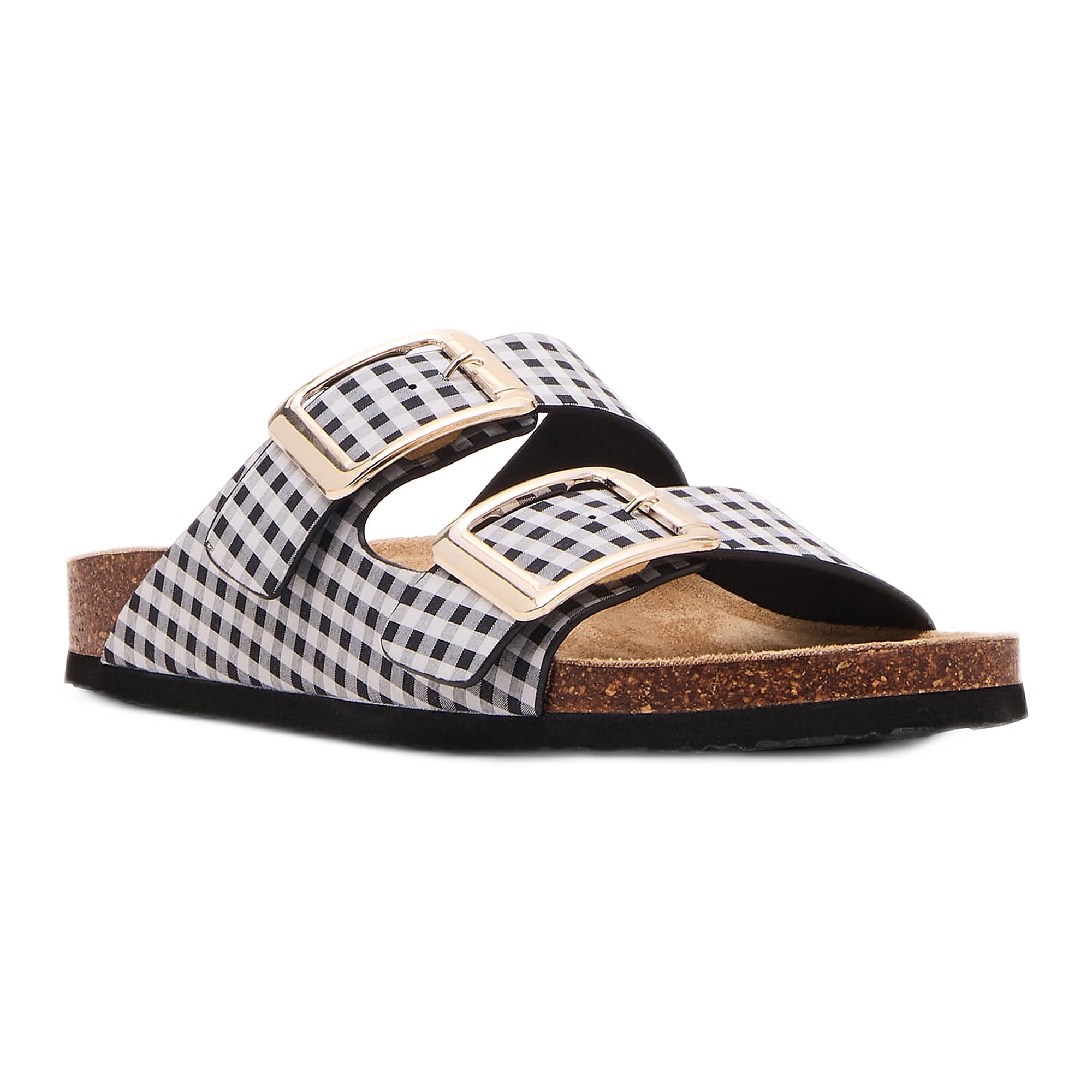 Madden Girl Women's Bodiee Two Strap Footbed Sandals