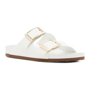 Madden Girl Women's Bodiee Two Strap Footbed Sandals