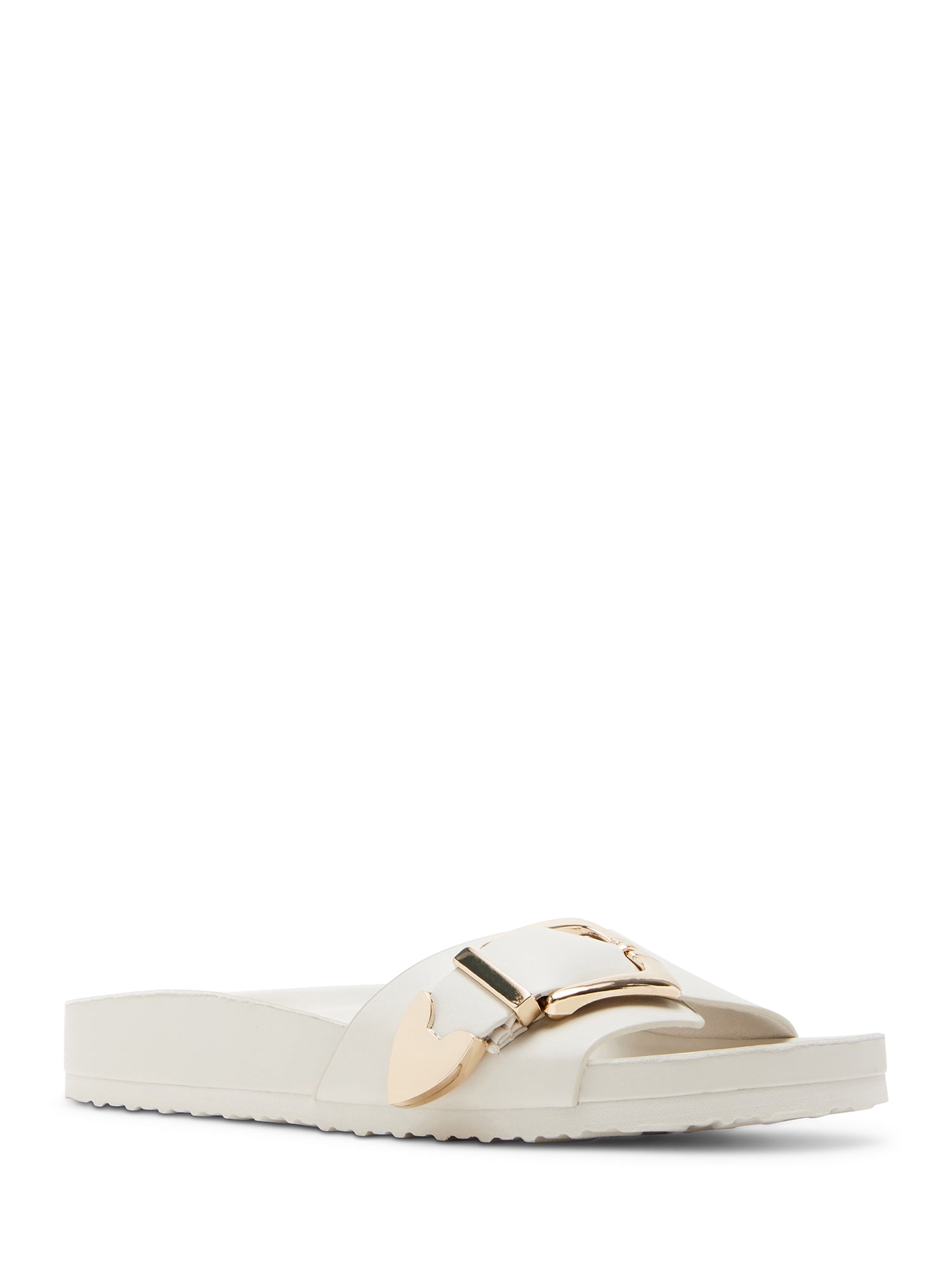 Madden Girl Women's Brookk Slide On Buckle Sandal