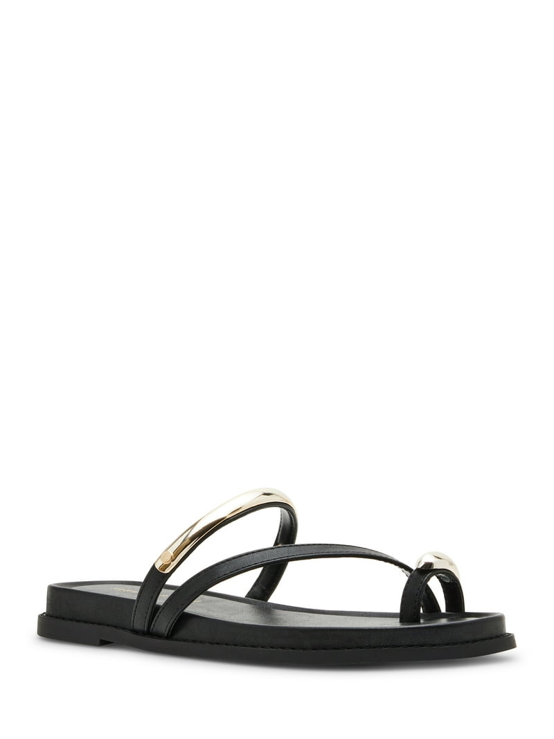Madden Girl Women's Caribbean Slide On Sandal with Toe Loop