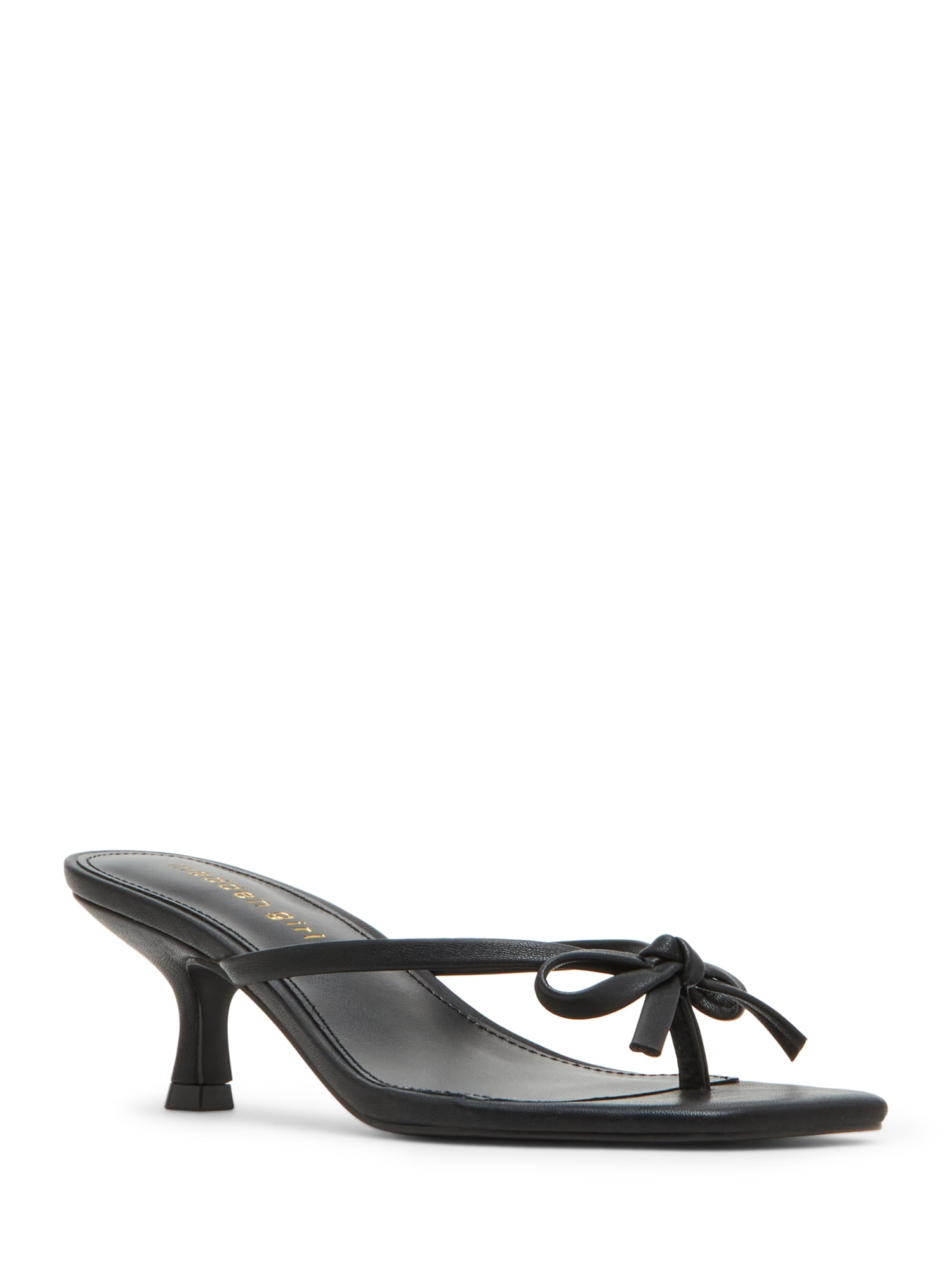 Madden Girl Women's Charlotte Thong Kitten Heel with Bow