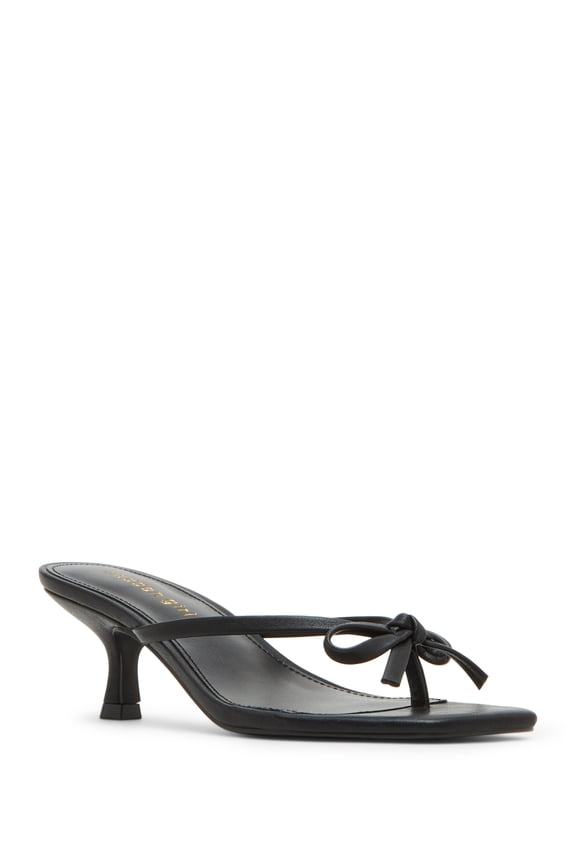 Women's Charlotte Thong Kitten Heel with Bow