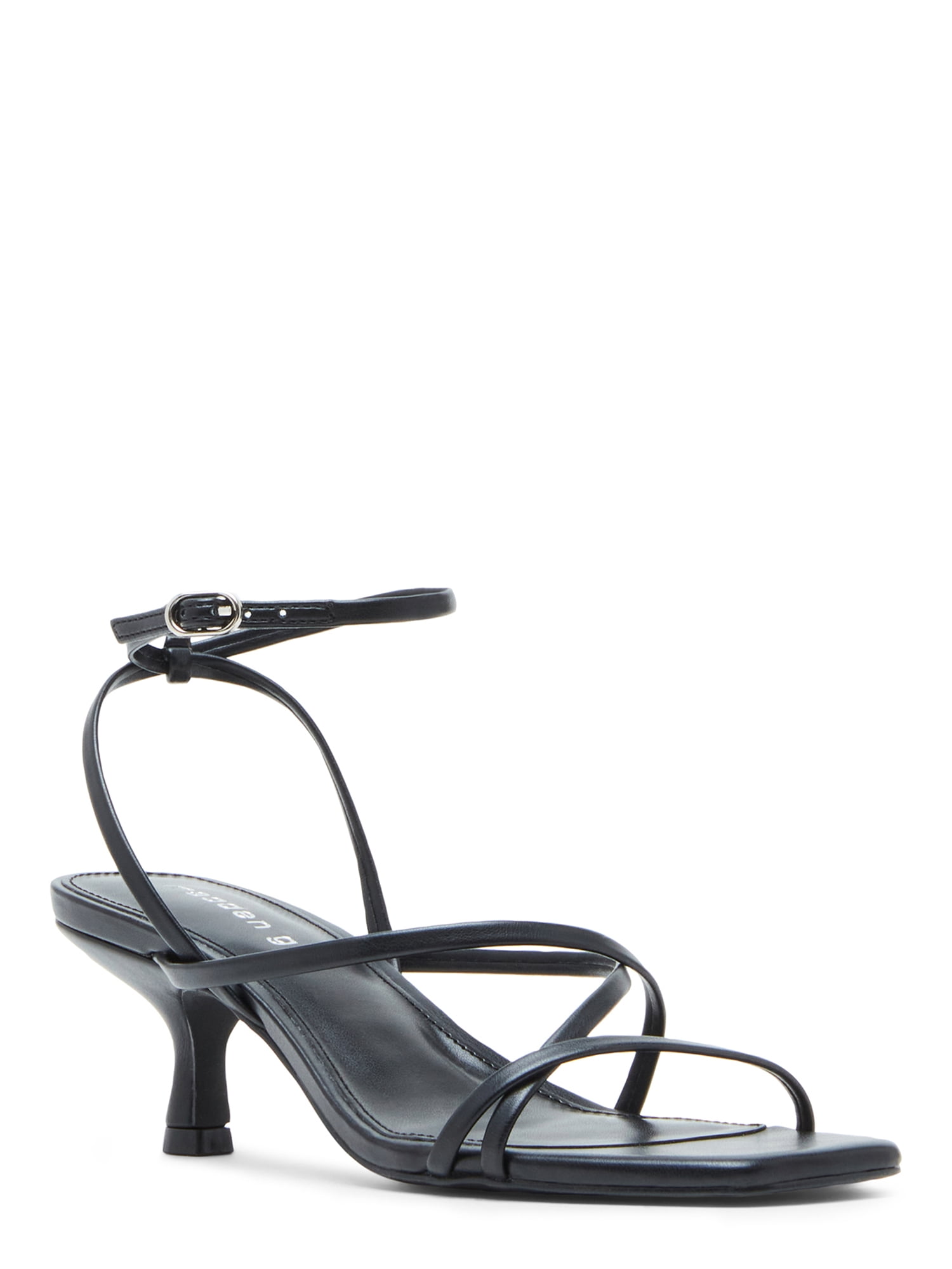 Madden Girl Women s Chique Strappy 2 Kitten Heel Sandal