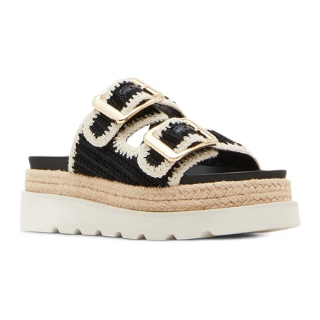 Madden Girl Women's Crochet Mythical-C Platform Footbed