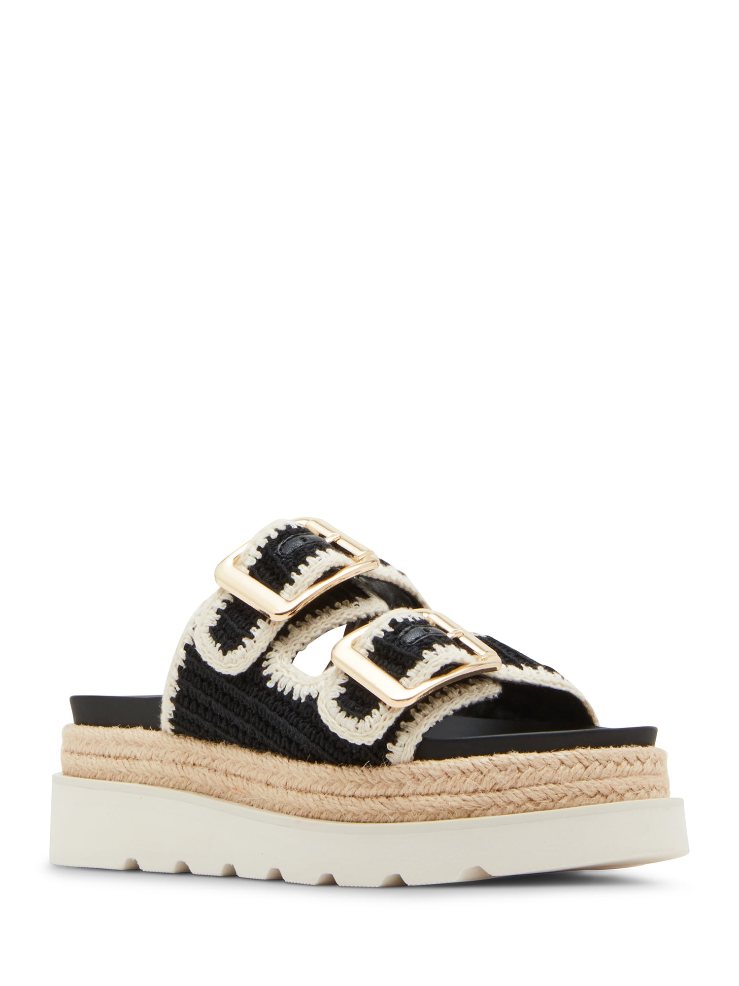 Madden Girl Women's Crochet Mythical-C Platform Footbed