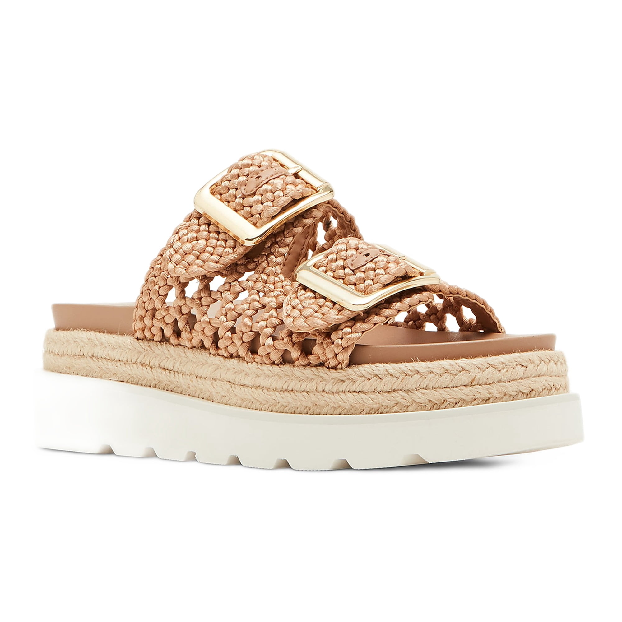 Madden Girl Women's Crochet Mythical-C Platform Footbed