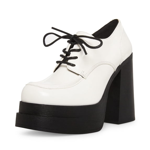 Madden Girl Women's Drummen Loafer, White Box, 8