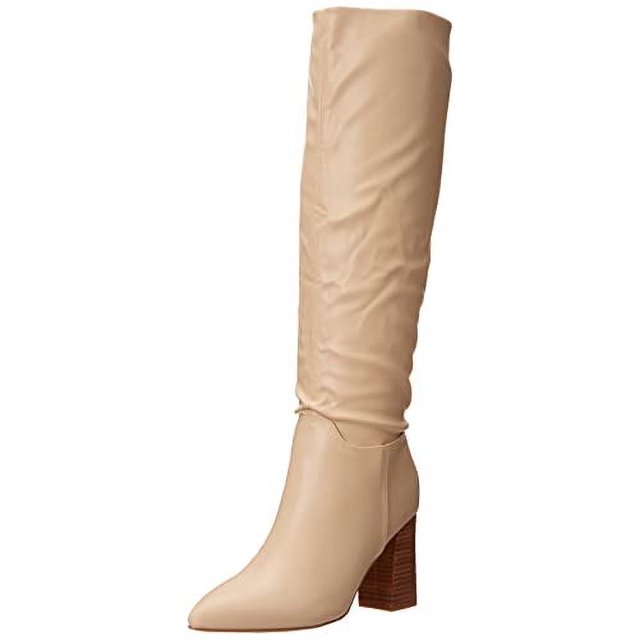 Madden Girl Women's Fairfield Knee High Boot, Bone Paris, 9