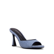 Madden Girl Womens Gibsson Slide On Heel Sandal