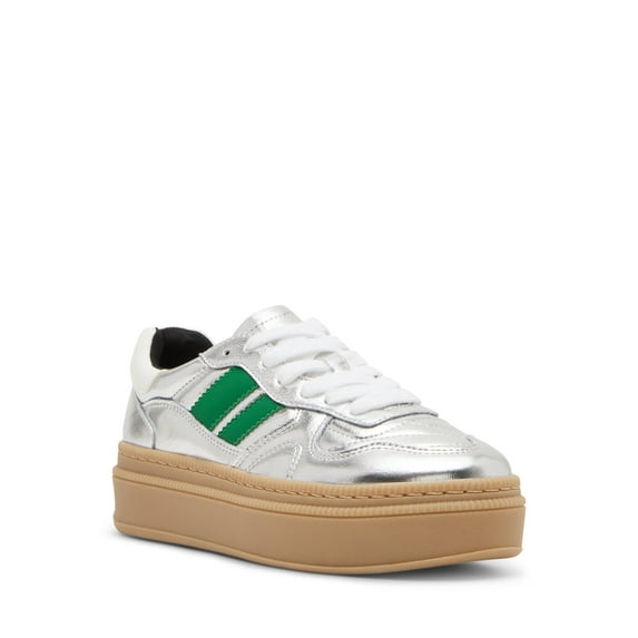 Madden Girl Women's Goalie Lace up Platform Sneaker