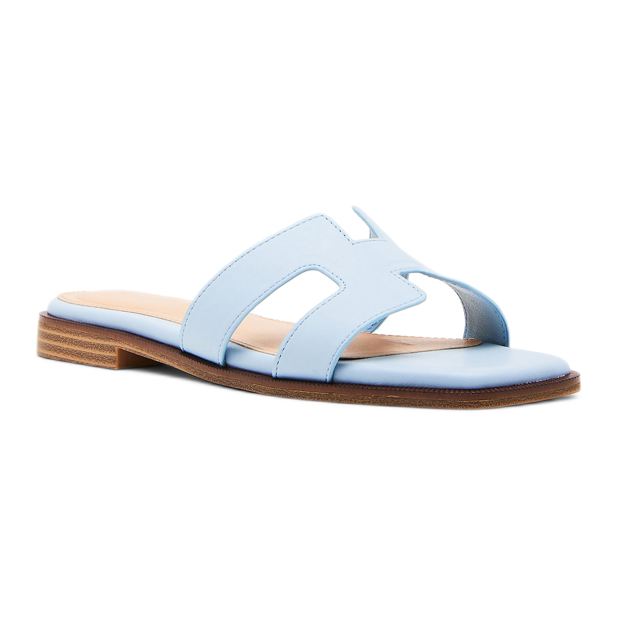Madden Girl Women's Hailey Flat Slide Sandal