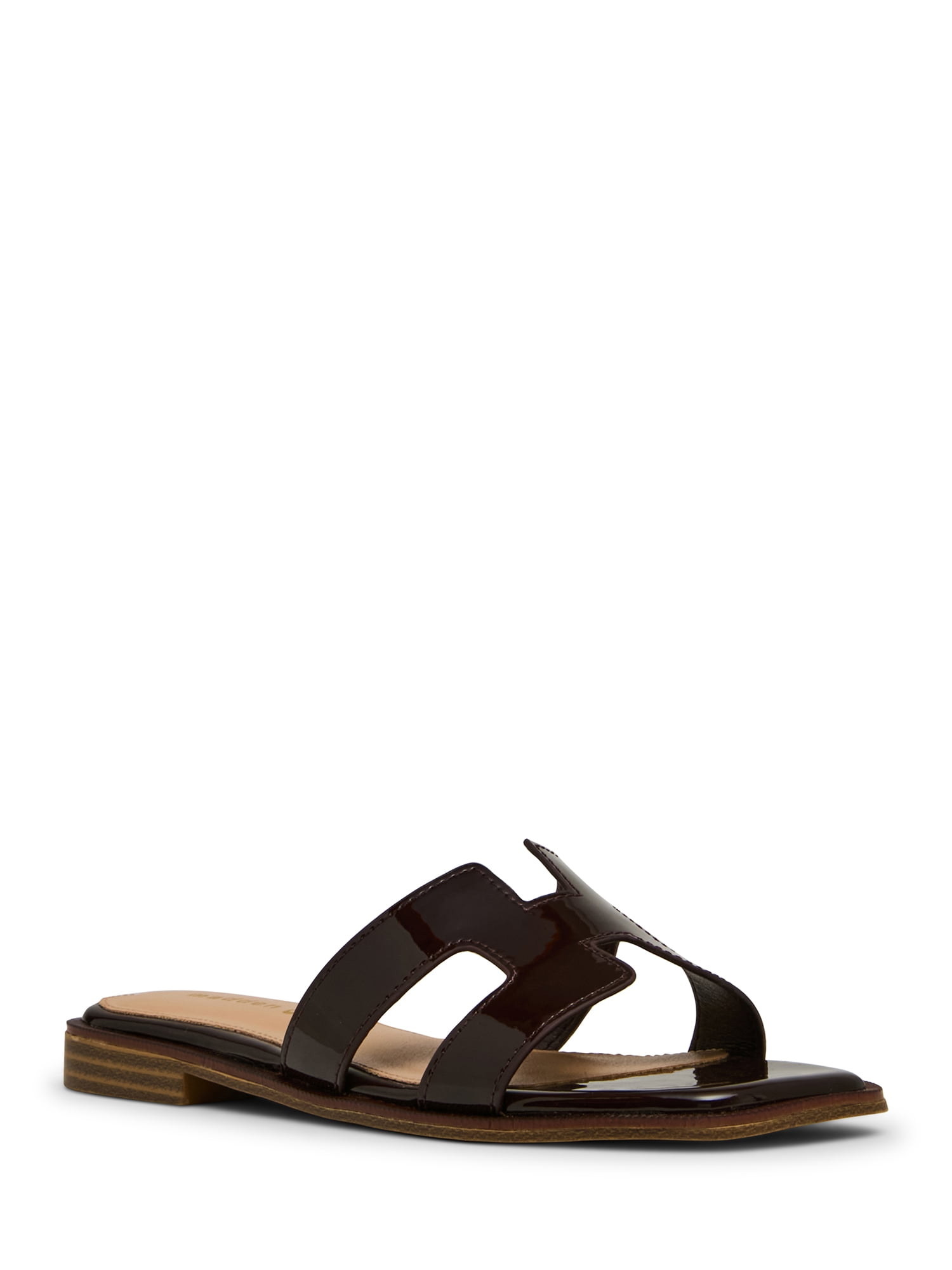 Madden Girl Women's Hailey Flat Slide Sandal