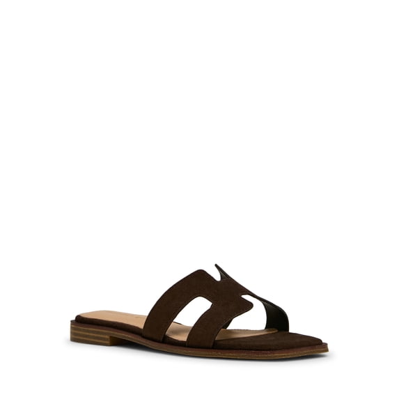Madden Girl Women's Hailey Flat Slide Sandal