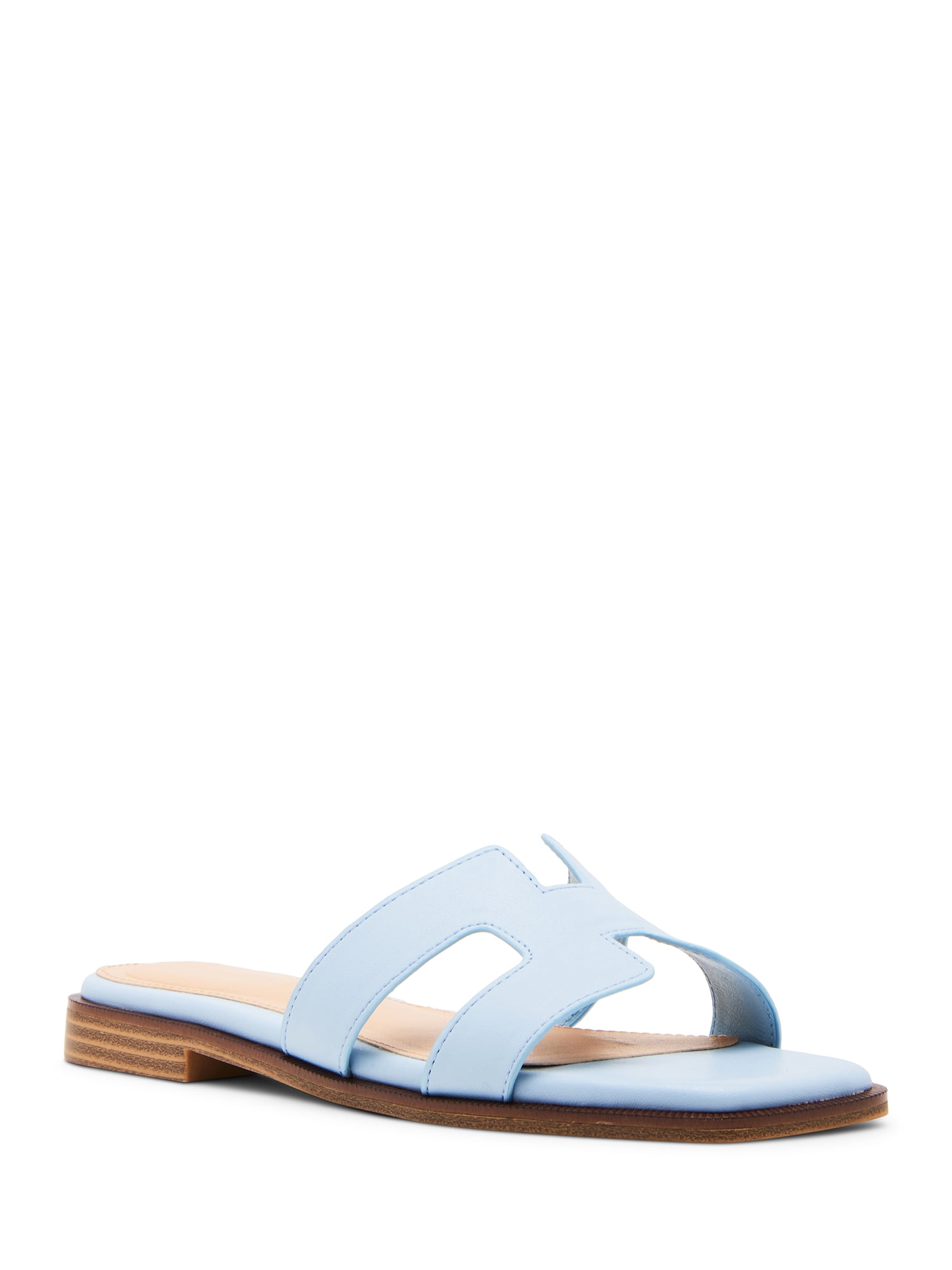 Madden Girl Women's Hailey Flat Slide Sandal