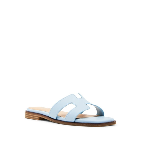 Madden Girl Women's Hailey Flat Slide Sandal