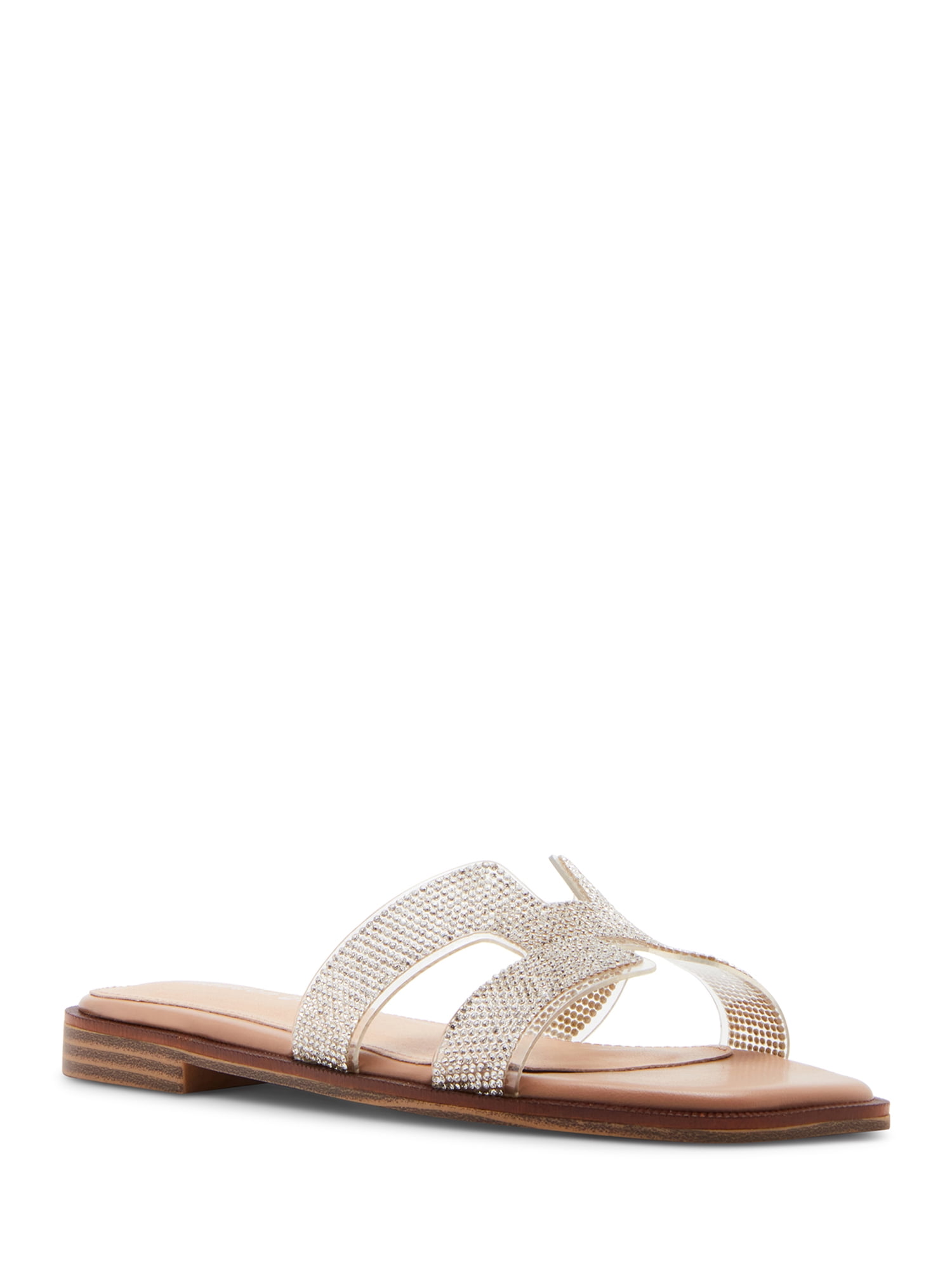 Madden Girl Women's Hailey Flat Slide Sandal
