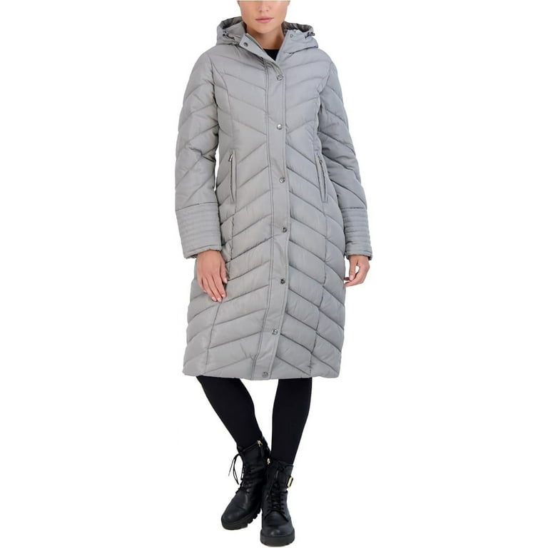 Madden girl women's long chevron puffer jacket cheap