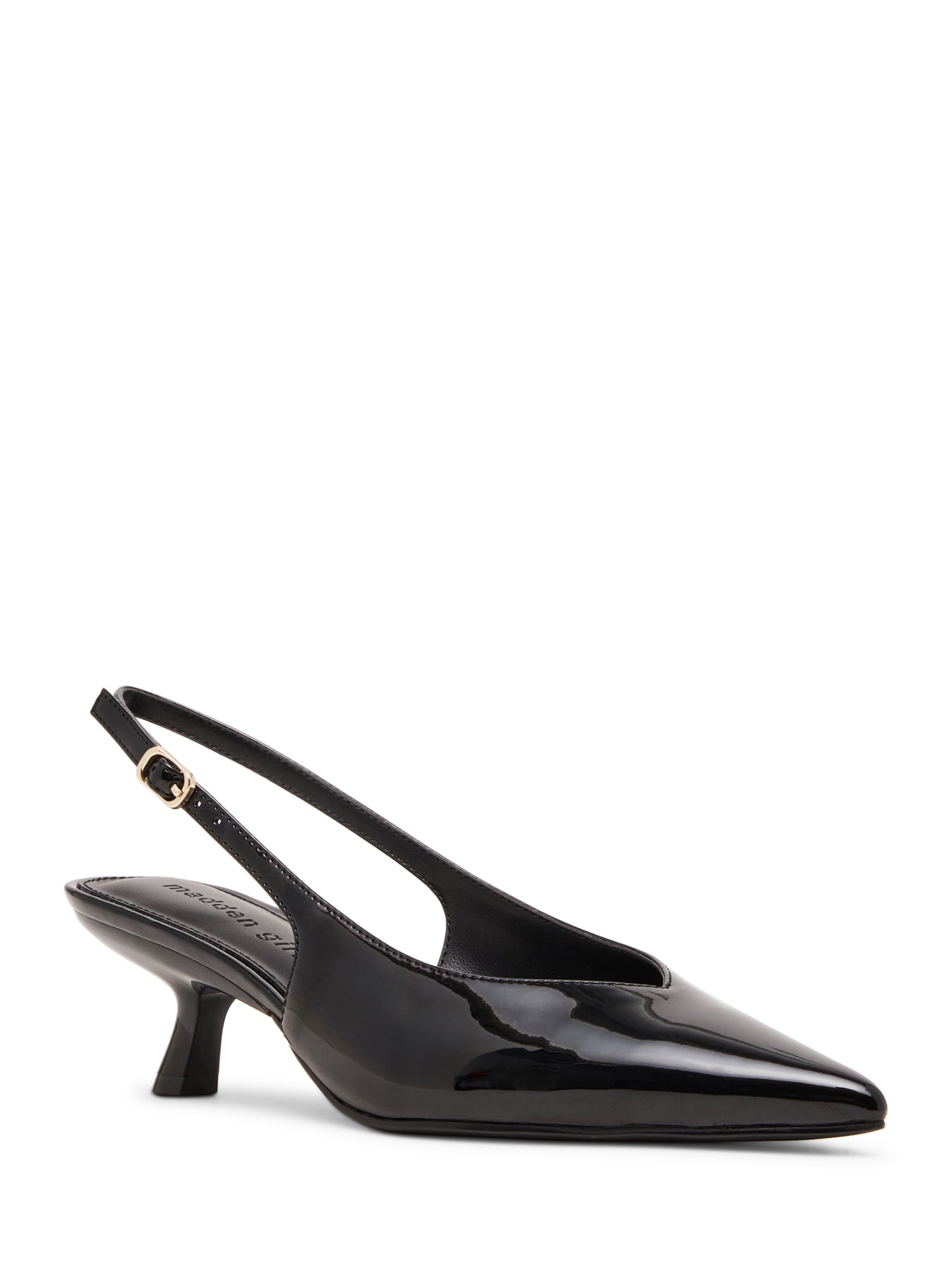 Madden Girl Women's Kittenn Slingback Kitten Heel