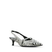 MADDEN GIRL Women's Krystal-R Slingback Kitten Heel