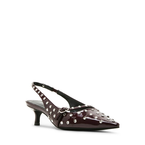Madden Girl Women's Krystal-R Slingback Kitten Heel