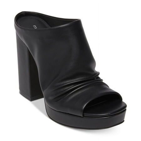 Madden Girl Women's Lambie Platform Mules Black Size 11M