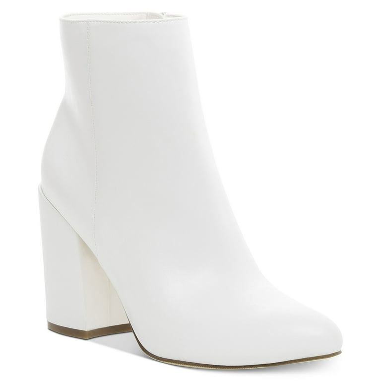 Madden Girl Women s Meeko Synthetic Pointed Toe Stacked Block Heel