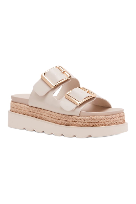 Women's Mythicall Two Strap Slide Platform Sandal