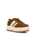 thumbnail image 1 of Madden Girl Women's Navida Lace-up Platform Sneaker with Stripes, 1 of 5