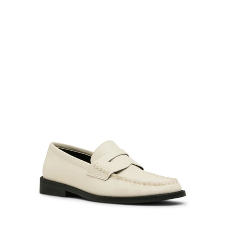 Madden Girl Women's Prep Slide On Loafer with Pleated Toe