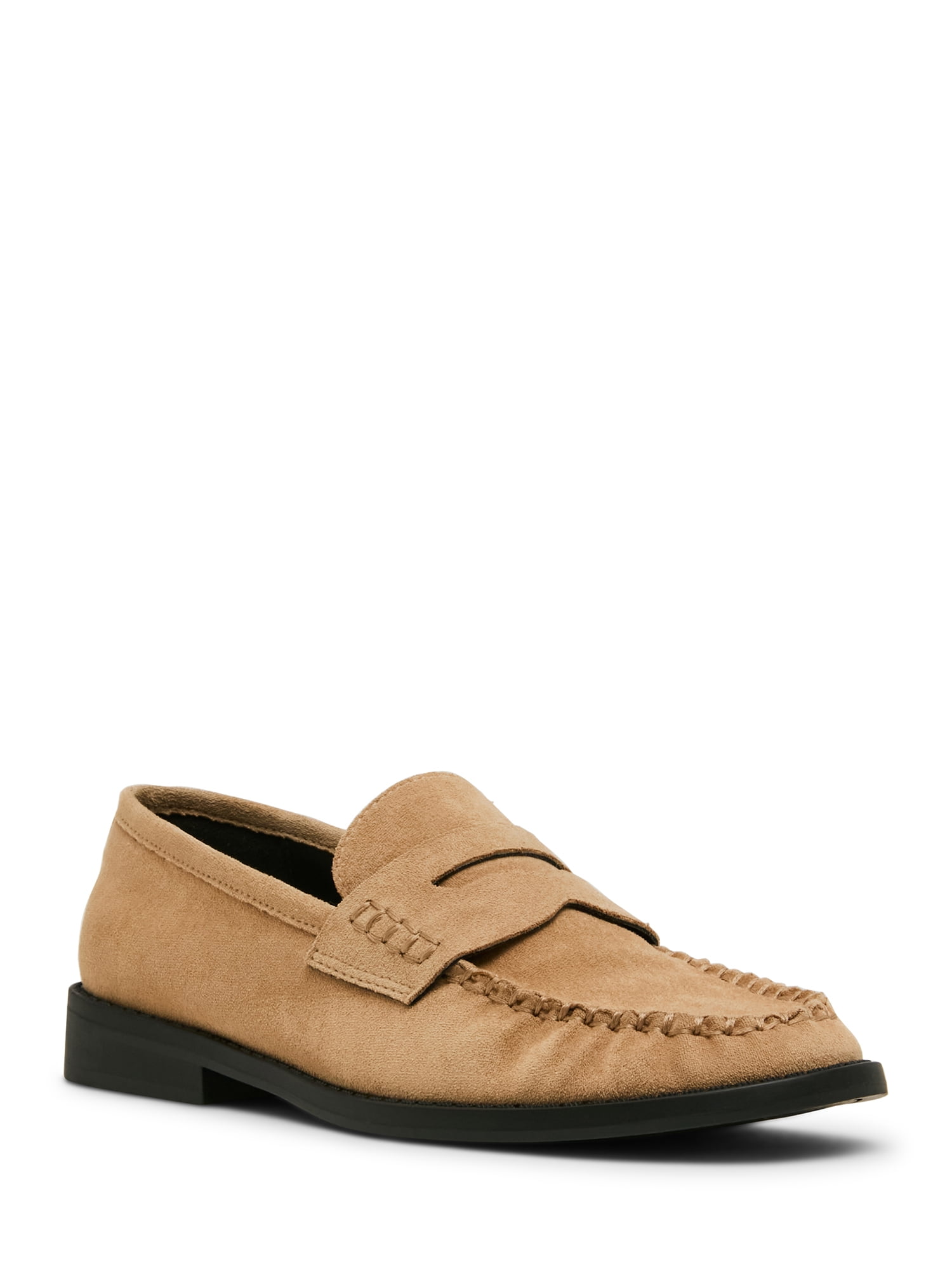 Madden Girl Women's Prep Slide On Loafer with Pleated Toe