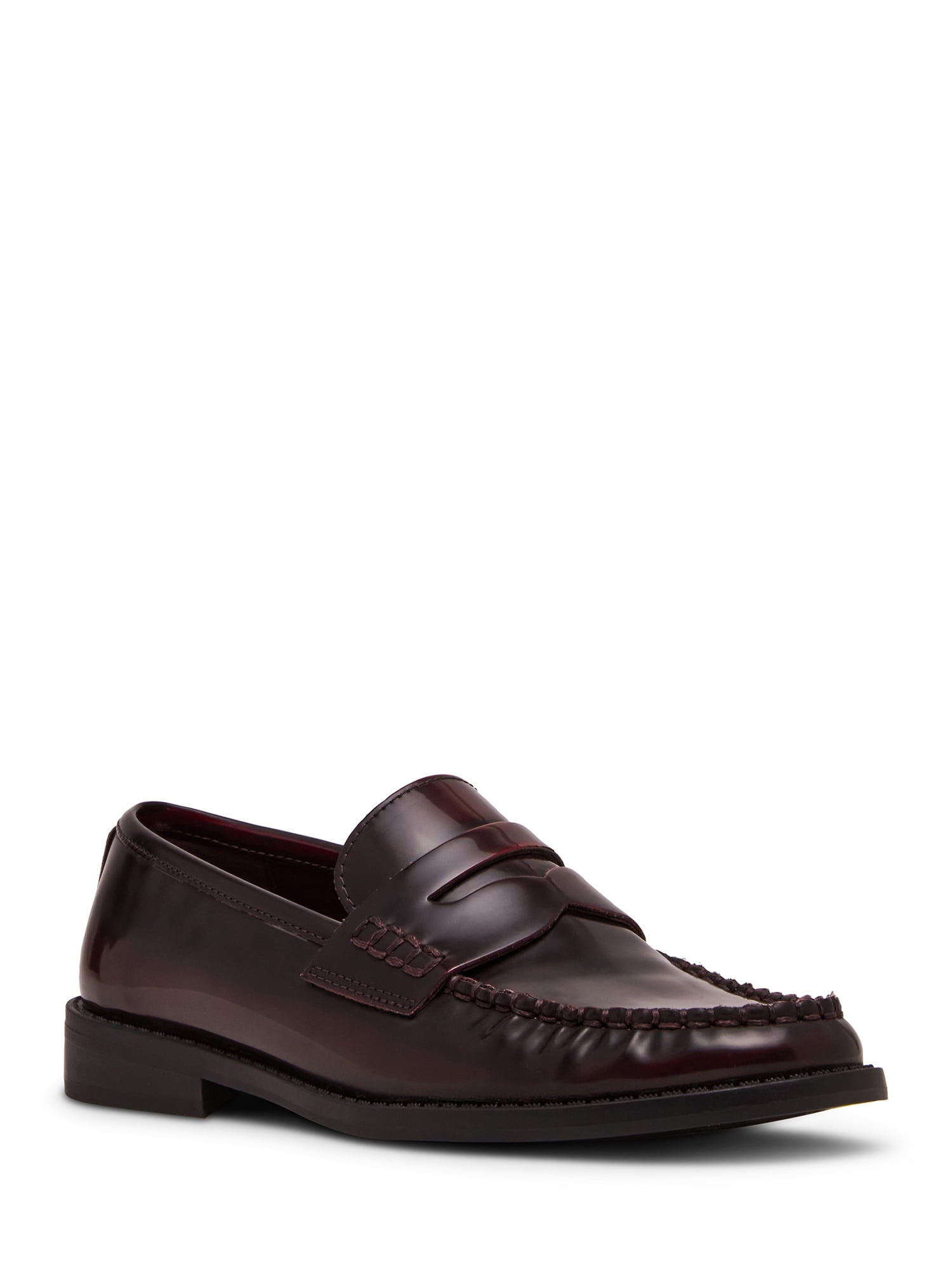 Madden Girl Women's Prep Slide On Loafer with Pleated Toe