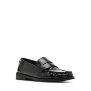 Madden Girl Womens Prep Slide On Loafer with Pleated Toe