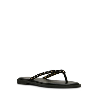 Madden Girl Women's Scouttt Studded Thong Sandal