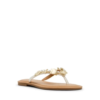 Madden Girl Women's Seaside Ornamented Thong Sandal