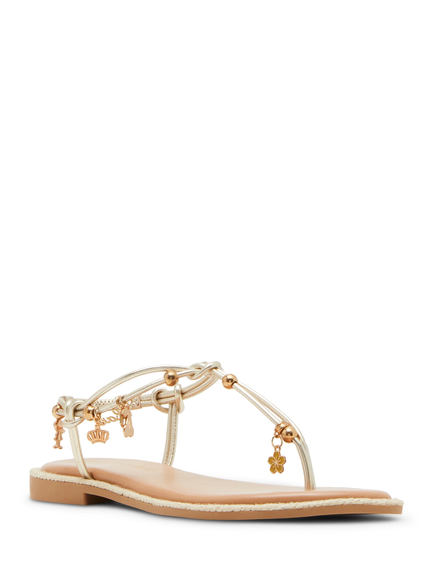 Madden Girl Women's Shelly T-Strap Sandal with Charms