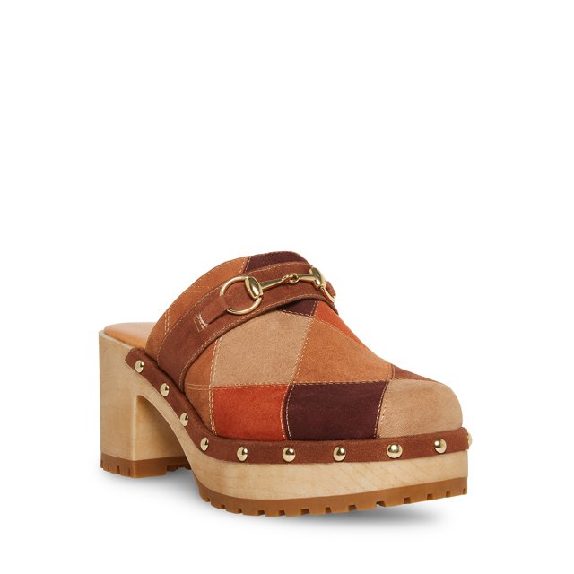 Madden Girl Women's SigridP Patchwork Clog Mule
