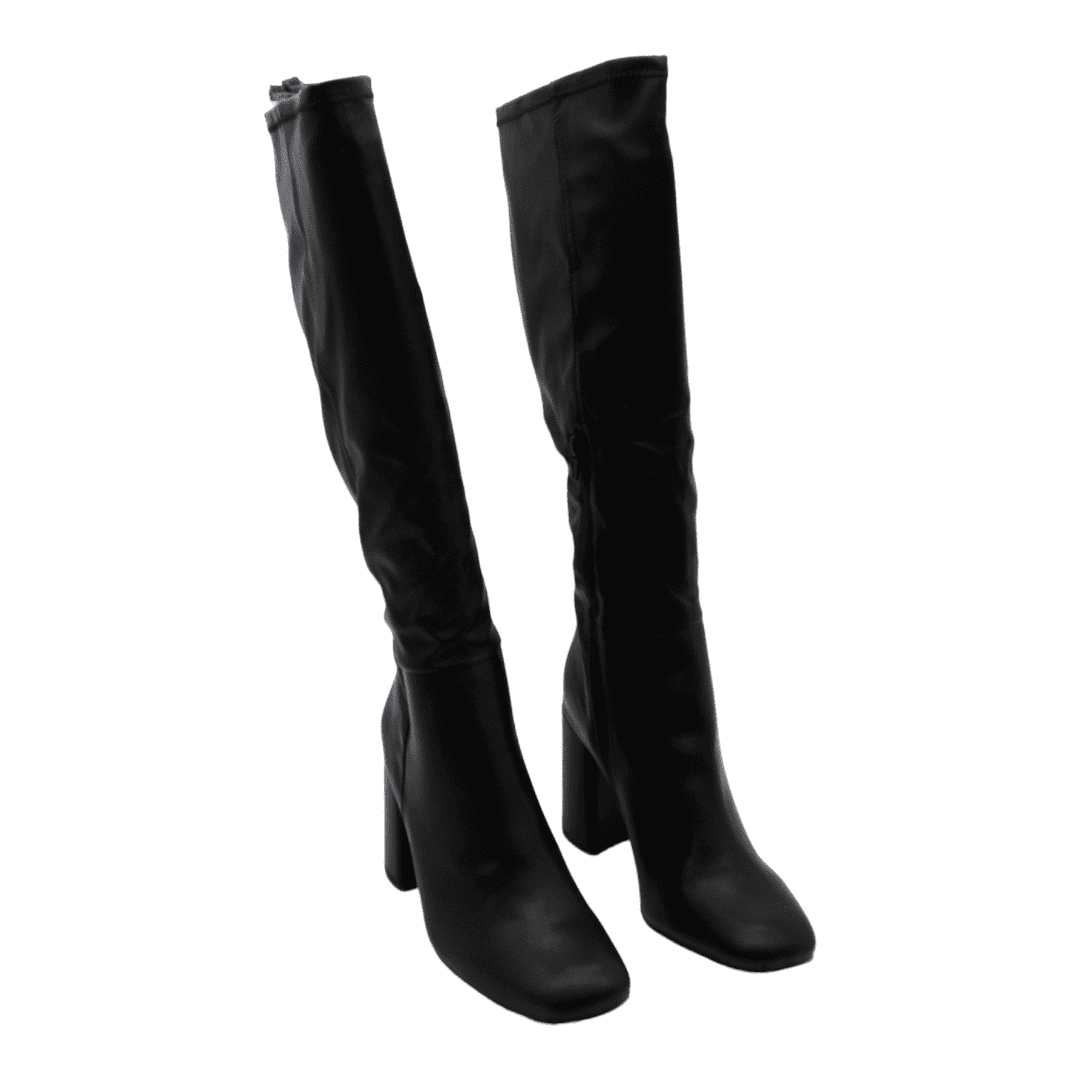 Madden Girl Women's Winslow BlockHeel Stretch Dress Boots