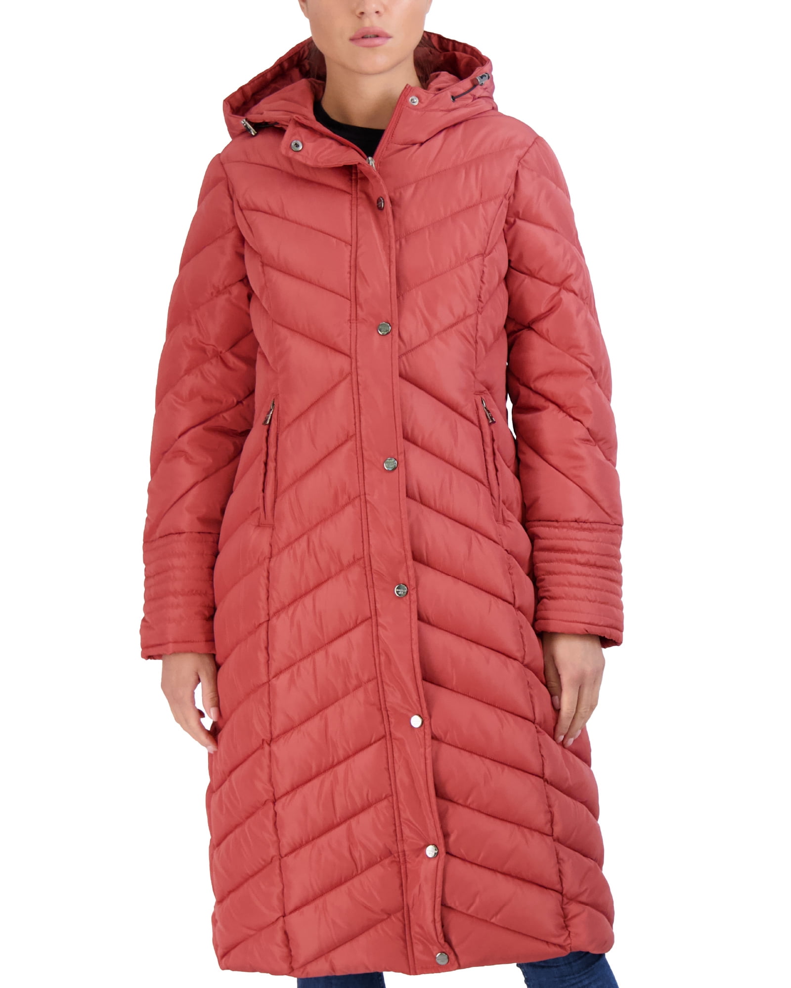 Madden Girl Women's Winter Jacket – Long Length Quilted Maxi