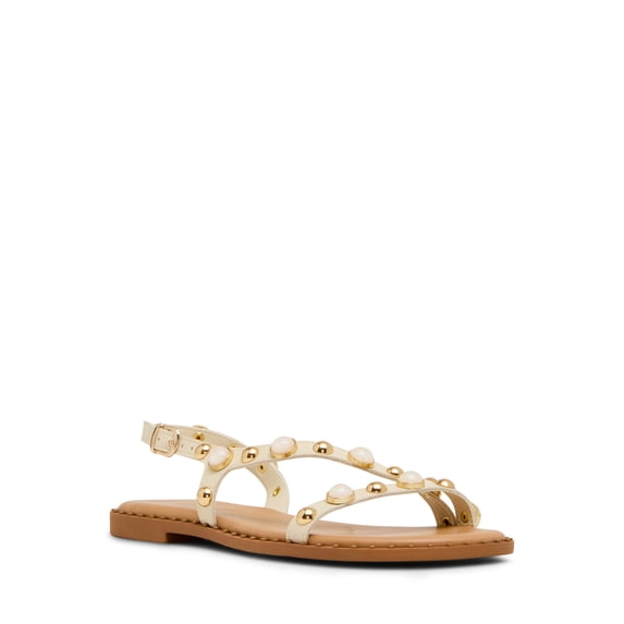 Madden Girl Women's Wittty Jeweled Strappy Sandal
