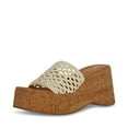 thumbnail image 1 of Madden Girl Women's Zaharra Wedge Sandal, Natural, 11, 1 of 1