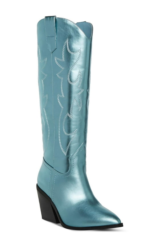 Womens Arizona Pointed Toe Block Heel Cowboy, Western Boots