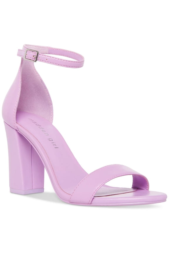 Womens Beella Faux Leather Chunky Dress Sandals