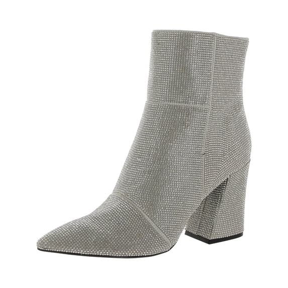 Madden Girl Womens Cody Ankle Rhinestone Ankle Boots