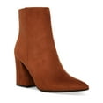 thumbnail image 1 of Madden Girl Womens Cody  Faux Suede Pointed Toe Ankle Boots, 1 of 3