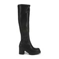 thumbnail image 1 of Madden Girl Womens Coretta Stretch Knee-High Boots Black 11 Medium (B,M), 1 of 3