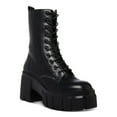 thumbnail image 1 of Madden Girl Womens Guster Lace-up Chunky Combat & Lace-up Boots, 1 of 3